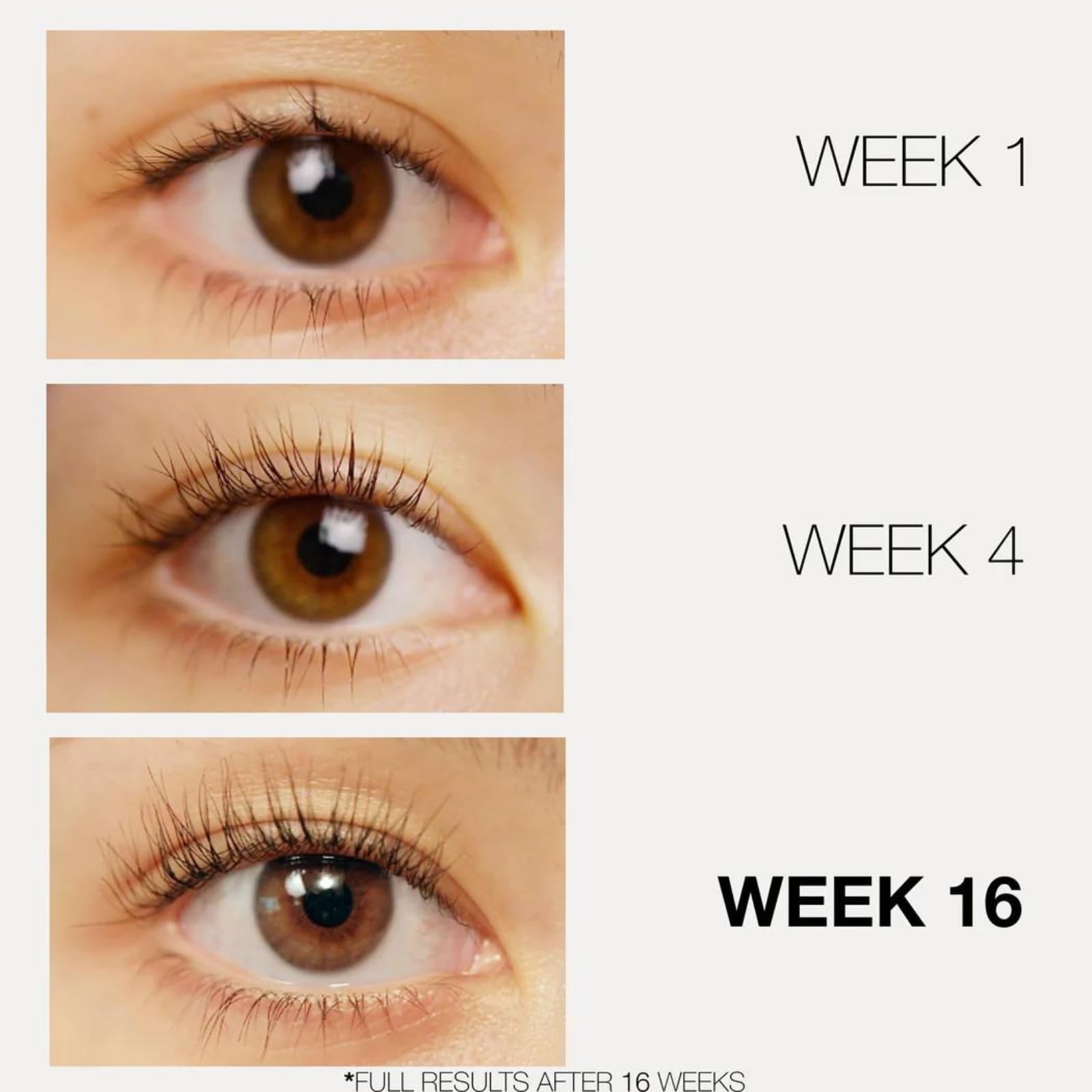 LashFood lifestyle eye look showcasing longer, fuller lashes framing the gaze.