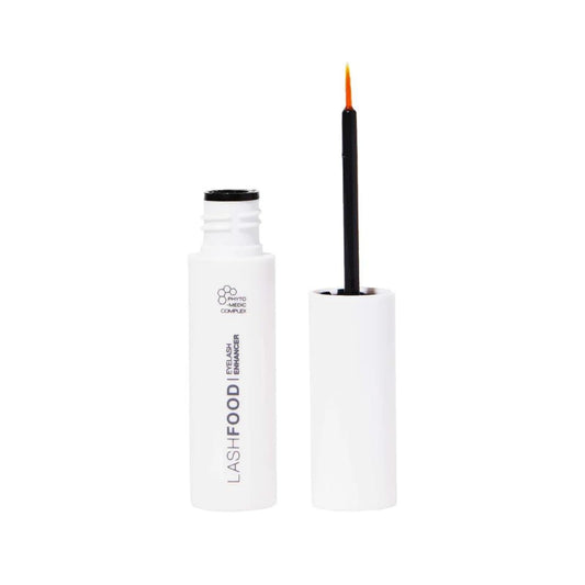 LashFood Phyto-Medic Complex applicator shown for precise nightly application.