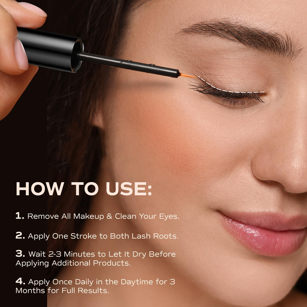 LashRay sensitive skin test area highlighting gentleness.