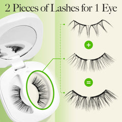 LASHVIEW easy removal with magnets no glue residue.