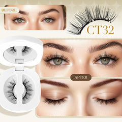 LASHVIEW Manga magnetic lashes applicator demonstrates quick three-second attachment