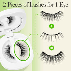 LASHVIEW reusable magnetic lashes support sustainability and savings.