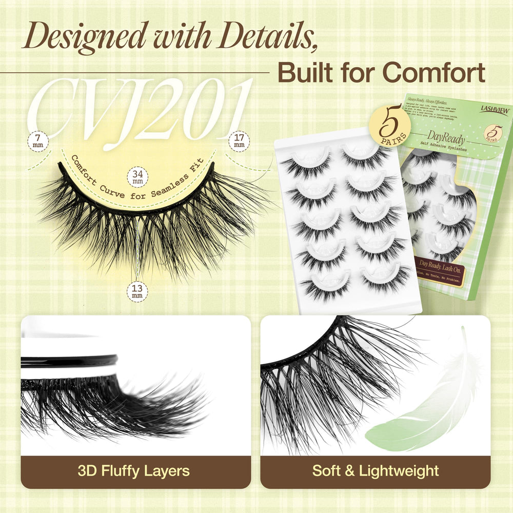 LASHVIEW easy application steps save time during morning routine