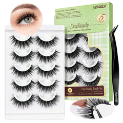 LASHVIEW self-adhesive eyelashes natural-looking and ready to wear