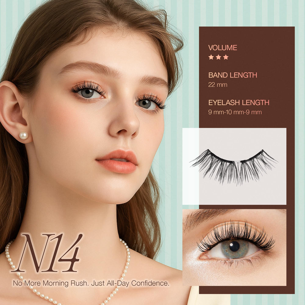 LASHVIEW eyelash fixer helps secure lashes for up to 48 hours.