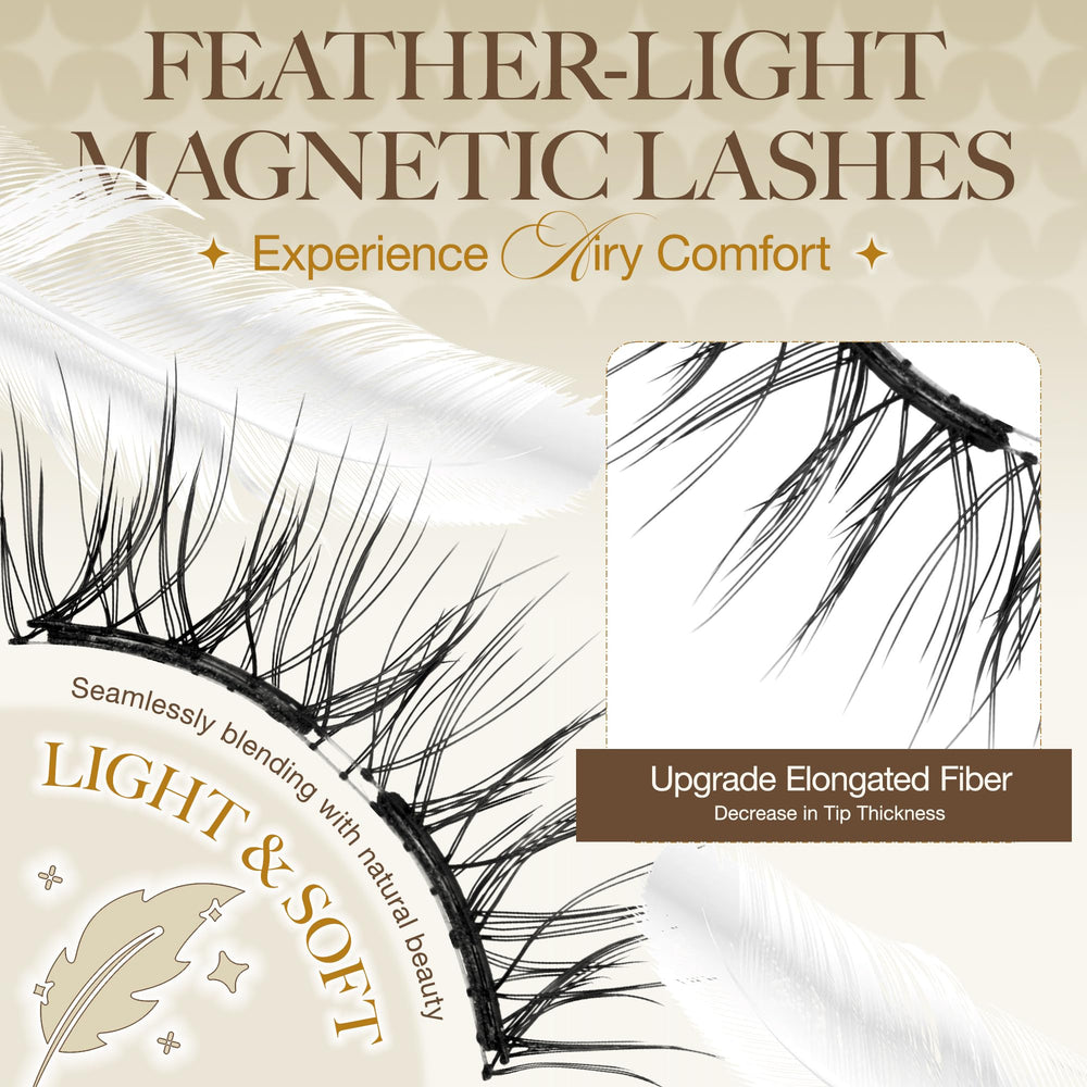 LASHVIEW soft magnets provide comfortable, flexible lash fit