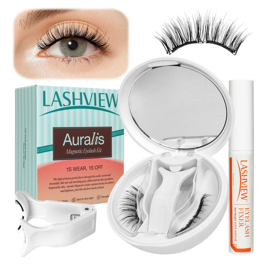 LASHVIEW Upgrade magnetic lashes with applicator for effortless glam