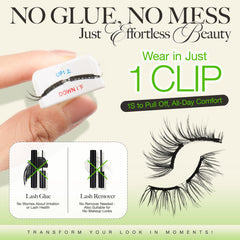 LASHVIEW Upgrade Magnetic Lashes offer waterproof performance for rainy days or workouts.