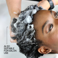 Lasio Keratin Replenishing Conditioner hair shine close-up demonstrating silky lightweight finish
