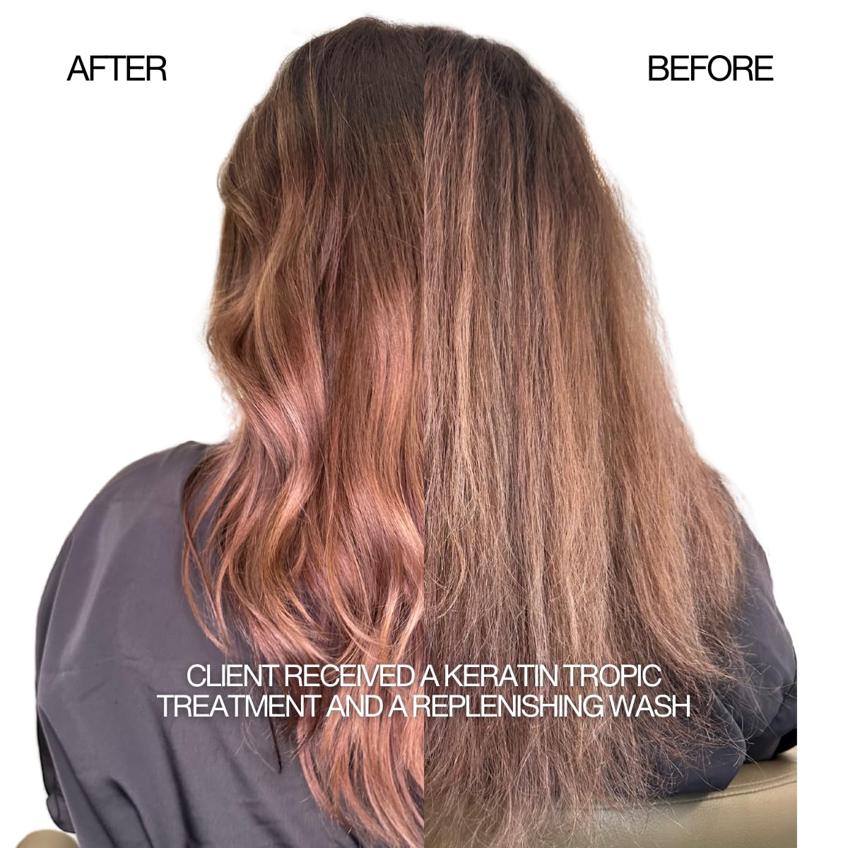 Lasio Keratin Replenishing Conditioner ingredients with coconut oil and cupuaçu highlighted for moisture