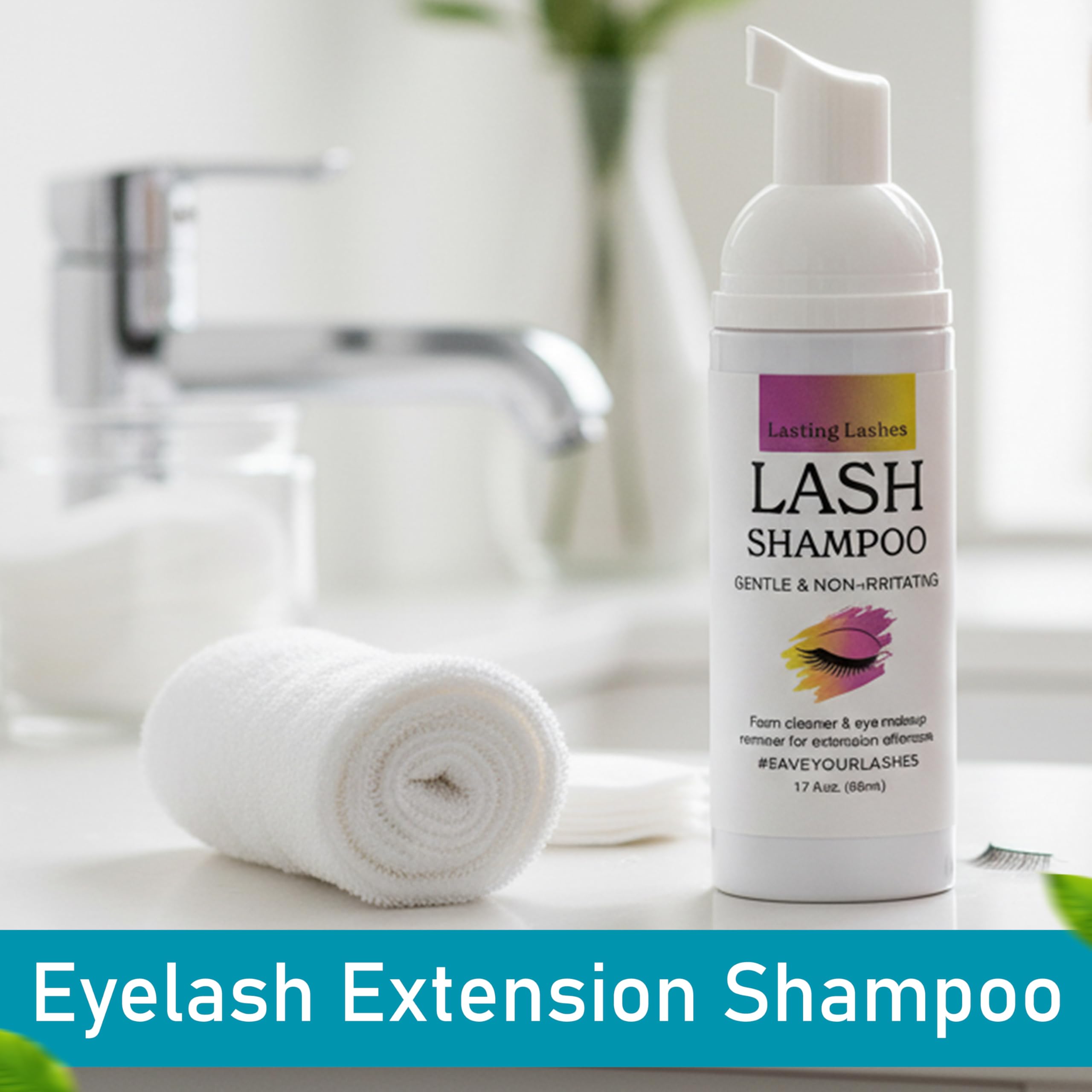 Lasting Lashes vegan, sulfate-free formula ideal for sensitive eyes