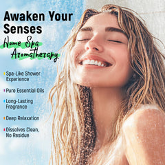 Lather Valley Calm Mind steamers with basil and bergamot for balance