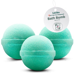 Latika Classic Mermaid bath bomb with black raspberries for relaxing soak and soft skin