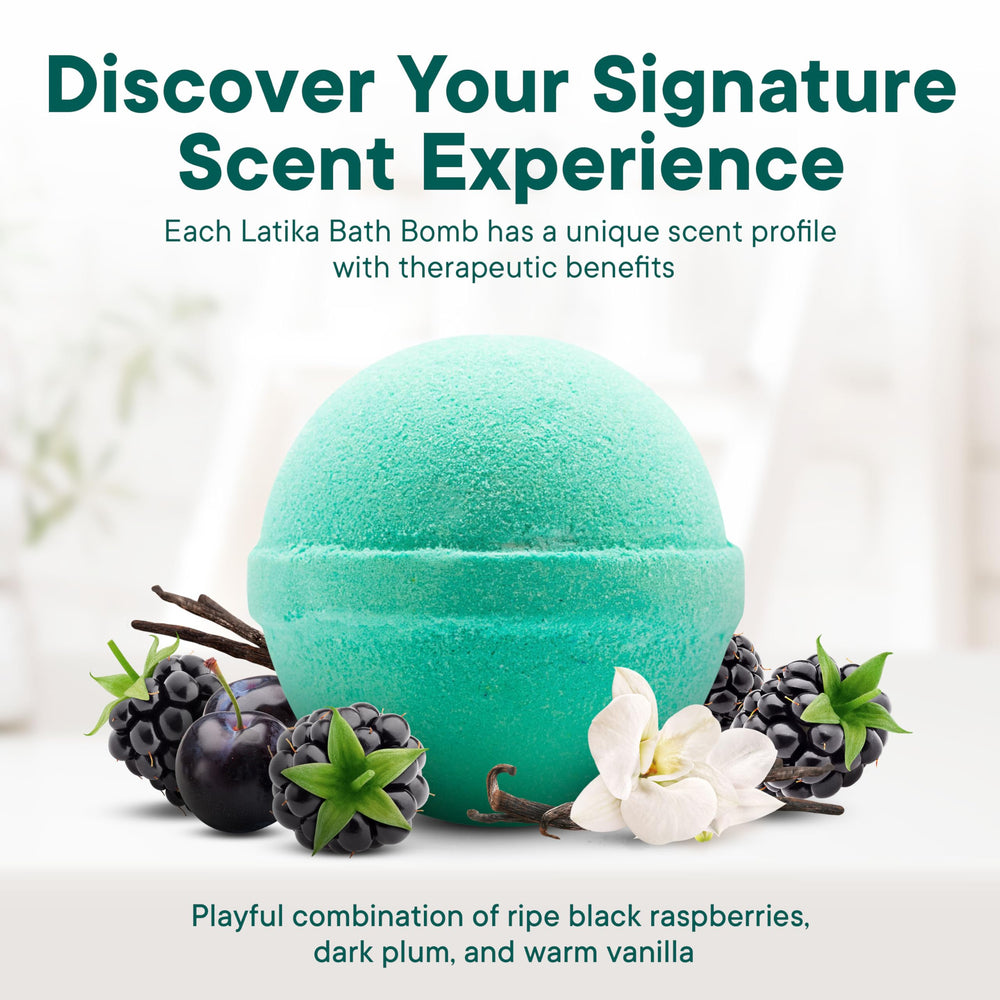 Latika Classic Mermaid bath bomb uses natural ingredients for gentle care