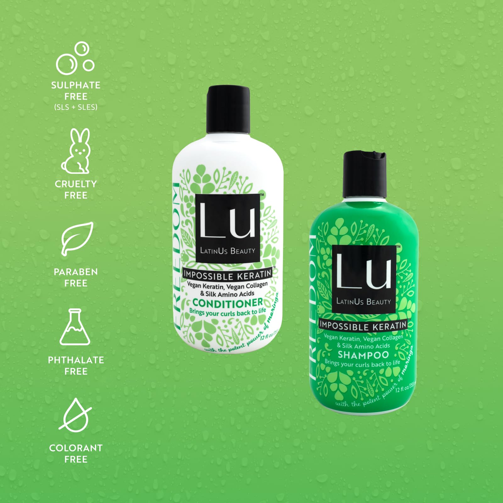 LATINUS Lu after use curls and waves journey showing defined texture and smoother frizz control