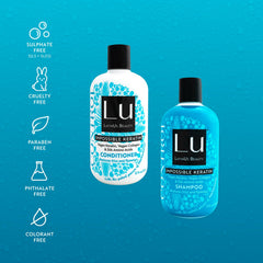 Bottle-ready look suggests easy styling and polished results.