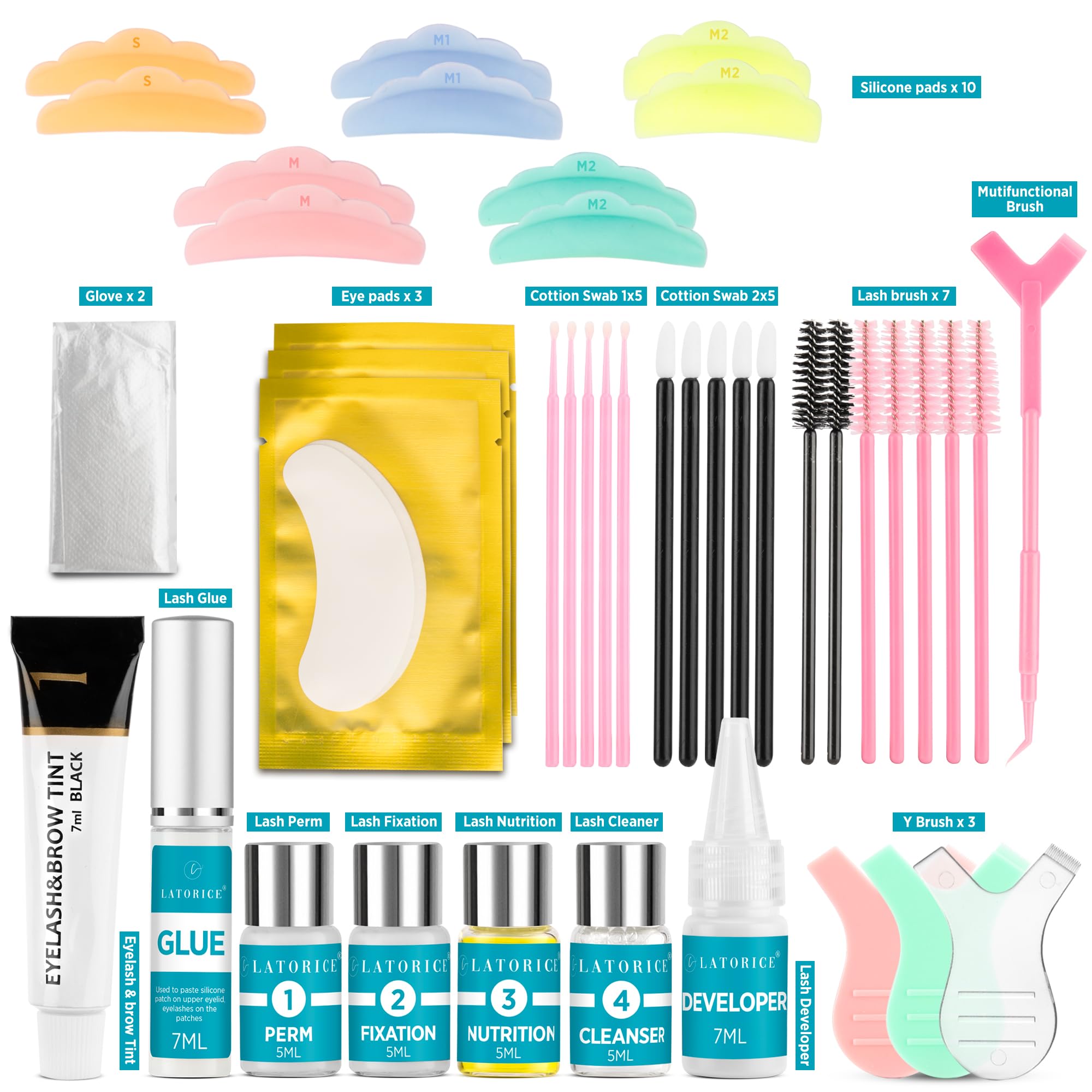 LATORICE Lash Lift Kit long-lasting lift for 6–8 weeks with care.