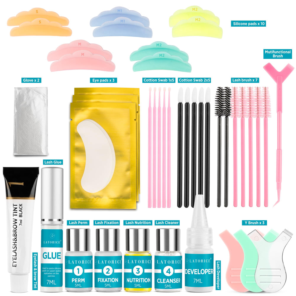 LATORICE Lash Lift Kit long-lasting lift for 6–8 weeks with care.
