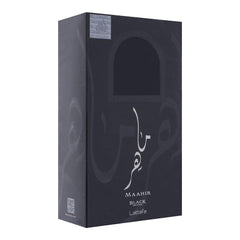 Lattafa Maahir Black Edition oud note adds depth for a bold signature