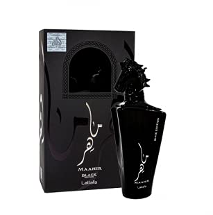 Lattafa Maahir Black Edition unisex usage, suitable for him or her