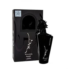 Lattafa Maahir Black Edition unisex usage, suitable for him or her