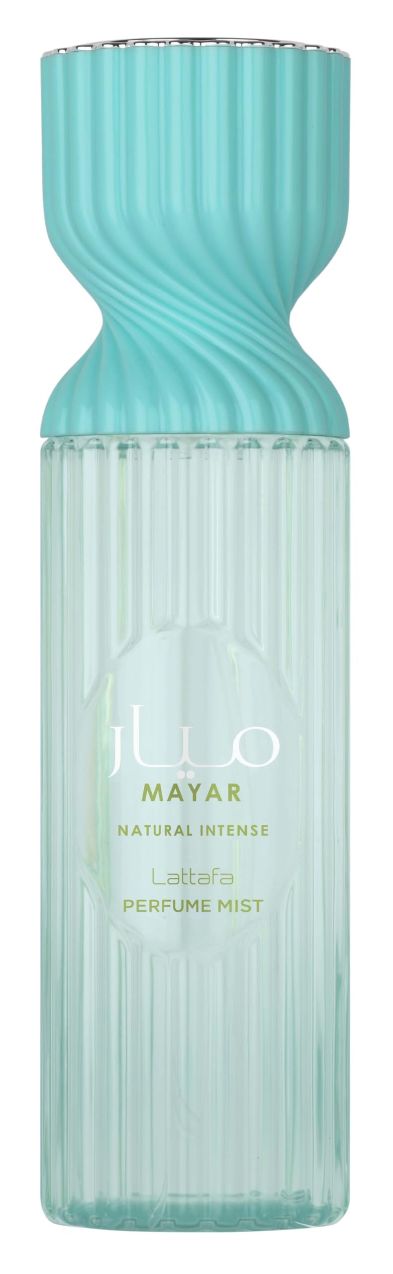 Lattafa Mayar bottle showcases fresh aquatic notes for daily refresh.