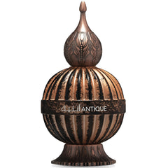 Lattafa Niche Emarati Antique bottle front shows a luxurious display for gifting