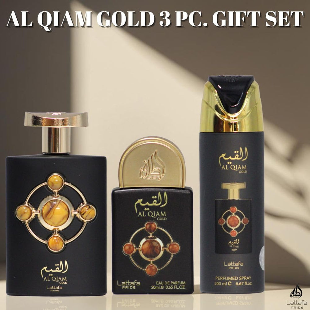 Lattafa Pride Al Qiam Gold top notes raspberry and saffron for vibrant opening