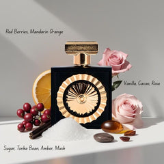 Lattafa Pride Nebras travel-size EDP for on-the-go convenience.