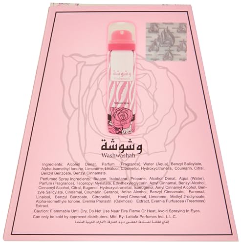 Lattafa Washwashah packaging box showing premium presentation