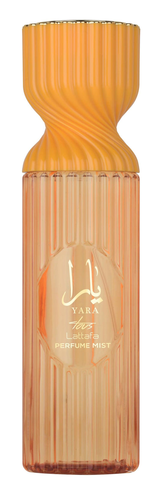 Lattafa Yara Tous Perfume Mist bottle for daily tropical freshness and balanced fragrance.