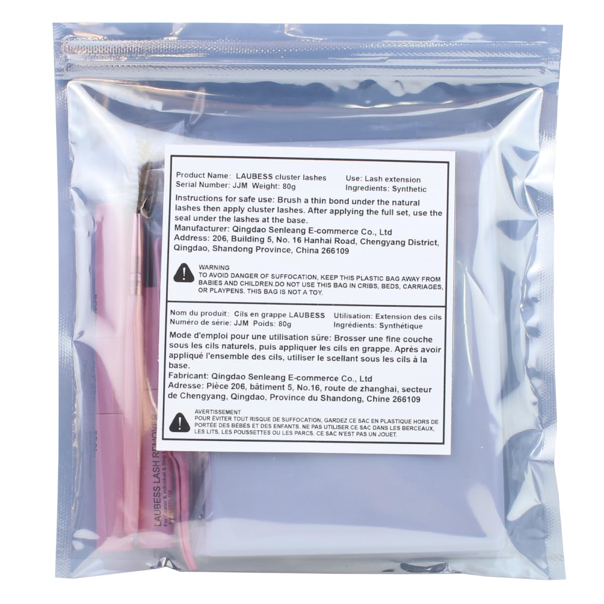LAUBESS 40D 0.07D 9-16 mix lashes offering versatile length options