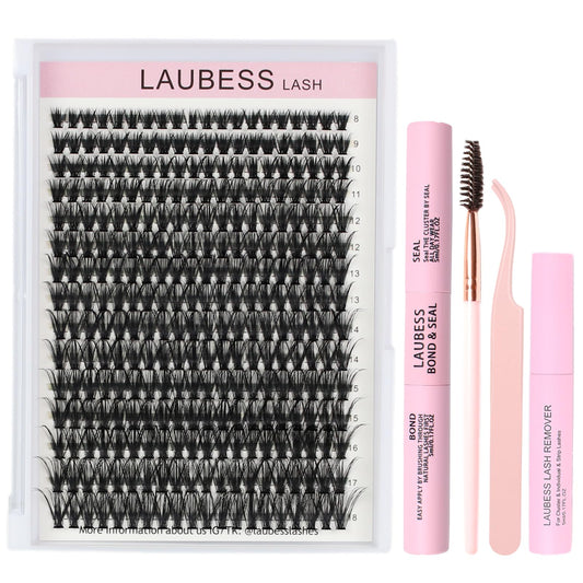 LAUBESS LASH lash clusters 300pcs visual for at-home DIY lash extensions