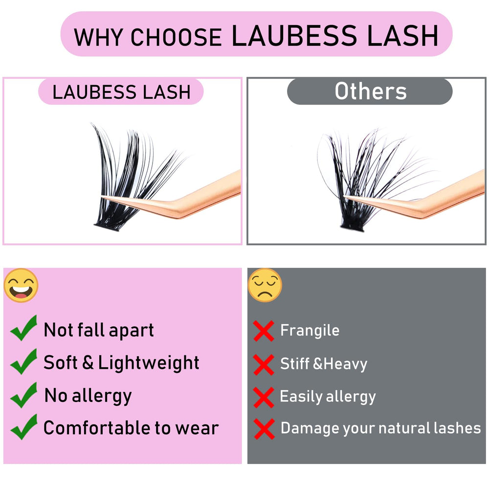 LAUBESS LASH stainless steel tweezer offers precise, durable lash placement.