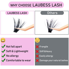 LAUBESS LASH stainless steel tweezer offers precise, durable lash placement.