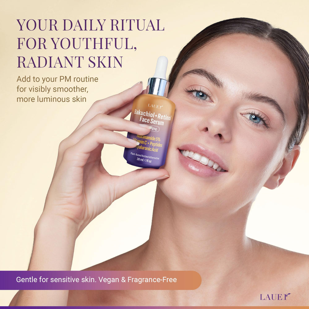 Lauer Cosmetic Serum being applied to skin for daily routine