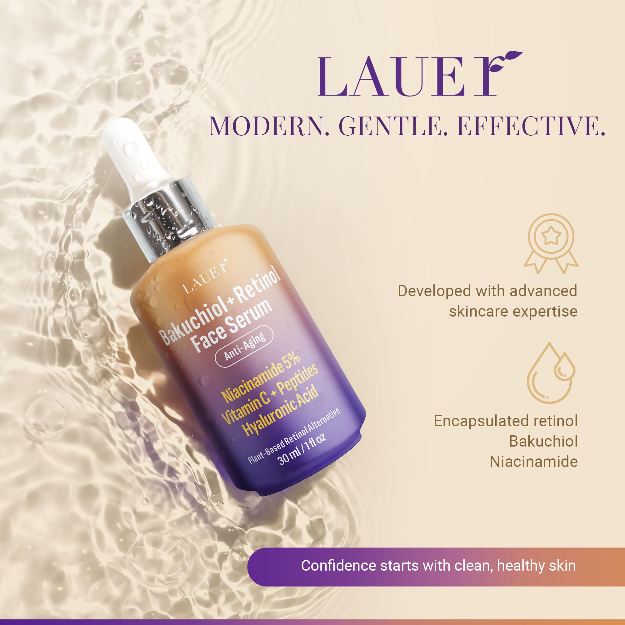 Lauer Cosmetic vegan seal signals ethical, cruelty-free skincare
