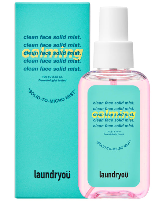 LAUNDRYOU Clean Face gel-to-mist bottle ready for instant hydration and redness relief