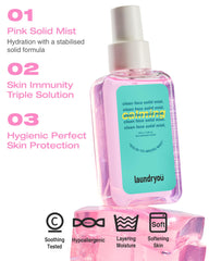 LAUNDRYOU pre-biome probiotics closeup showing barrier-supporting formula