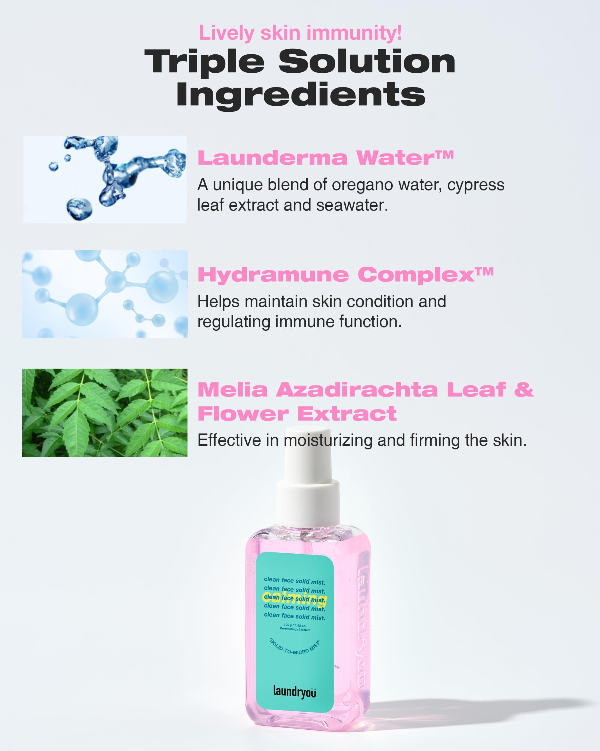 LAUNDRYOU touchless mist on makeup for seamless daily use