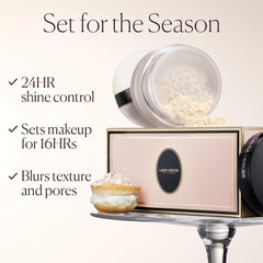 Laura Mercier translucent powder sample illustrating 16-hour wear potential