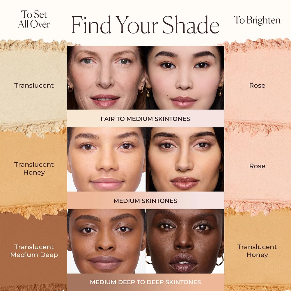 Laura Mercier peach-pink pigments brighten complexion without changing color.