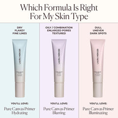 Laura Mercier Pure Canvas Primer texture spread reveals a flawless complexion