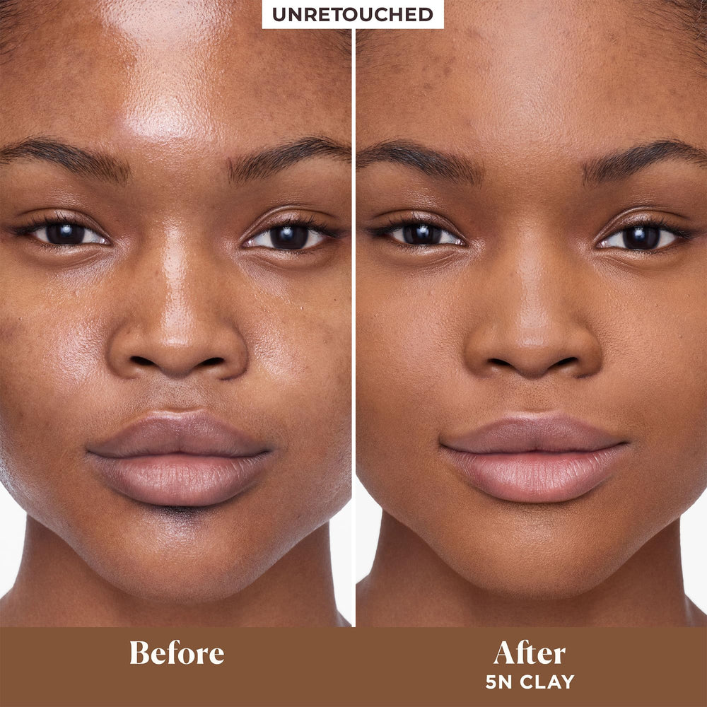 Laura Mercier tinted moisturizer swatch showing sheer to light coverage