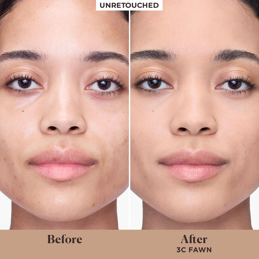 Swatch of Laura Mercier Blurred Matte showing sheer coverage