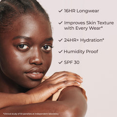 24-hour hydration glow from Laura Mercier tinted moisturizer.
