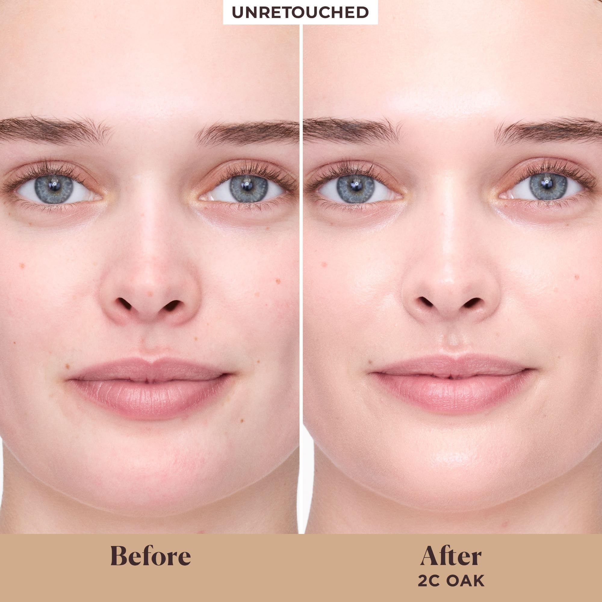 Laura Mercier tinted moisturizer swatch on forearm illustrating buildable coverage