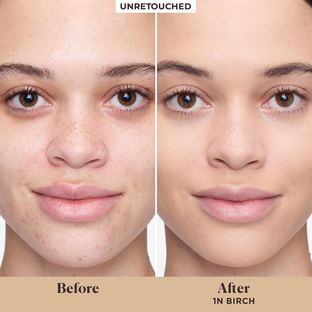 Laura Mercier tinted moisturizer 1N Birch SPF 30 tube with smooth, buildable coverage.