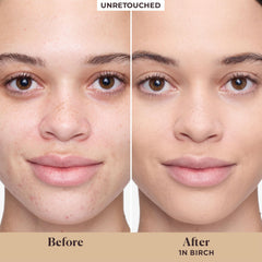 Laura Mercier tinted moisturizer 1N Birch SPF 30 tube with smooth, buildable coverage.