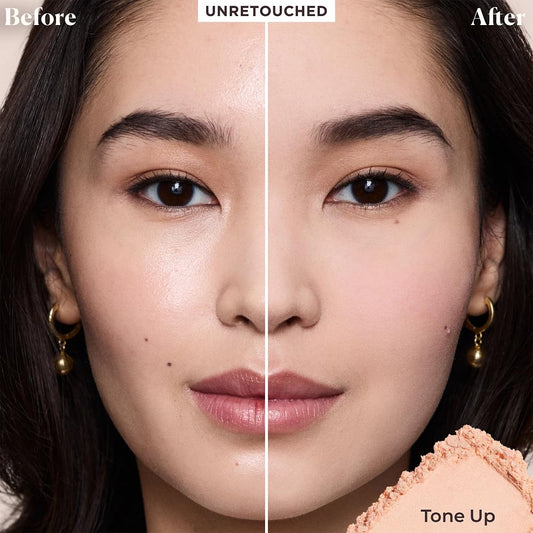 Laura Mercier translucent loose setting powder blur minimizes texture for a silky-soft complexion.